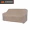 Modern Leisure Garrison Patio Loveseat Cover, Waterproof, 66 in. L x 4 in. W x 39 in. H, Sandstone 3104 - alternate 1